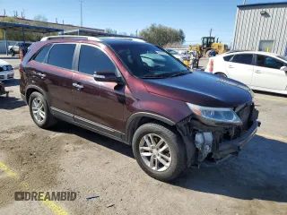2014 Kia Sorento LX with VIN 5XYKT4A7XEG492525, listed as a Copart auction lot 46140765 with 162,233 mi miles and Salvage Title. Bid and sale history available at carsss.com. Image 4.