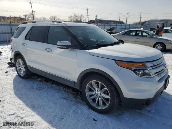 2015 Ford Explorer Limited with VIN 1FM5K7F86FGB23240, listed as a Copart auction lot 45976785 with 121,099 mi miles and Salvage Title. Bid and sale history available at carsss.com. Image 4.