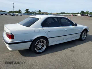 2001 BMW 7 Series 740iA with VIN WBAGG83431DN84652, listed as a Copart auction lot 64172434 with 75,598 mi miles and Salvage Title. Bid and sale history available at carsss.com. Image 3.