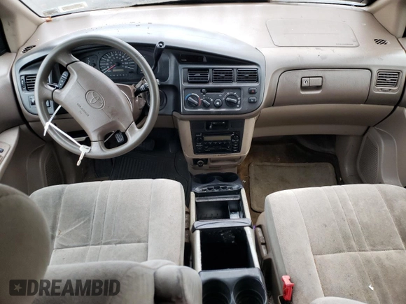 2000 Toyota Sienna CE with VIN 4T3ZF19C7YU290320, listed as a Copart auction lot 81402574 with 0 mi miles and Clean Title. Bid and sale history available at carsss.com. Image 8.