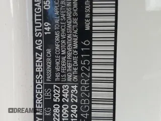 2024 Mercedes-Benz C 300 с VIN W1KAF4GB2RR225116, выставлен на аукционе Copart как лот 60938195 с пробегом 16 987 миль миль и Чистый • Clean title. История ставок и продаж доступна на DreamBid. Изображение 12.