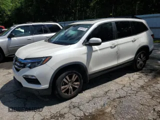 2018 Honda Pilot EX-L with VIN 5FNYF6H55JB035530, listed as a Copart auction lot 56646335 with 55,996 mi miles and Salvage title. Bid and sale history available at DreamBid. Image 1.