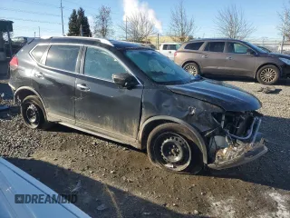2017 Nissan Rogue SV with VIN KNMAT2MV6HP559326, listed as a Copart auction lot 44983465 with 202,756 mi miles and Salvage Title. Bid and sale history available at carsss.com. Image 4.