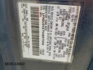 1997 Ford Explorer XL с VIN 1FMDU34E7VUB97502, выставлен на аукционе Copart как лот 78464514 с пробегом 274 466 миль миль и Списание • Salvage title. История ставок и продаж доступна на DreamBid. Изображение 15.
