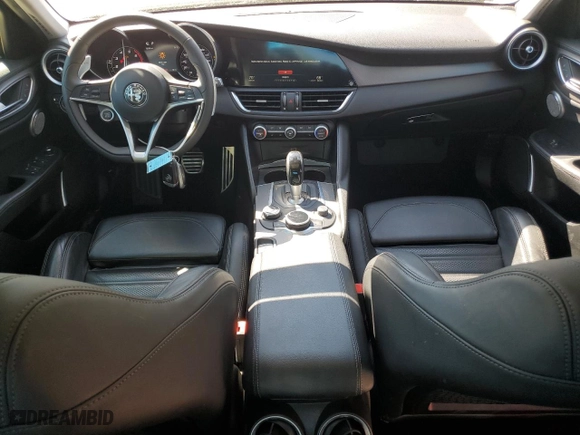 2018 Alfa Romeo Giulia Ti with VIN ZARFAECN9J7596879, listed as a Copart auction lot 50637545 with 44,464 mi miles and Salvage Title. Bid and sale history available at carsss.com. Image 8.