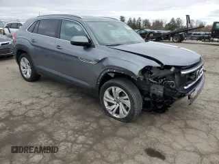 2020 Volkswagen Atlas SEL with VIN 1V2ME2CA6LC231134, listed as a Copart auction lot 48260785 with 63,057 mi miles and Salvage title. Bid and sale history available at DreamBid. Image 4.