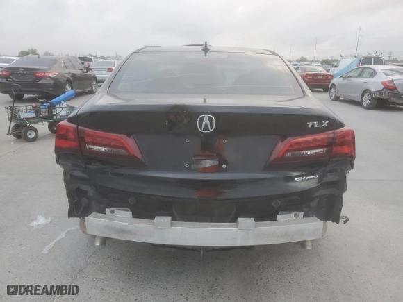 2016 Acura TLX V6 with VIN 19UUB2F36GA001393, listed as a Copart auction lot 51521935 with 107,102 mi miles and Salvage Title. Bid and sale history available at carsss.com. Image 6.