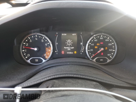 2016 Jeep Renegade Sport with VIN ZACCJBAW3GPC70790, listed as a Copart auction lot 42092565 with 14,125 mi miles and Salvage Title. Bid and sale history available at DreamBid. Image 9.