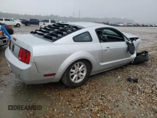 2009 Ford Mustang with VIN 1ZVHT80NX95110135, listed as a Copart auction lot 45482985 with Not provided miles and Salvage title. Bid and sale history available at DreamBid. Image 3.