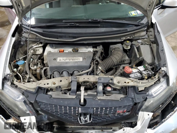 2012 Honda Civic Si with VIN 2HGFG4A52CH708436, listed as a Copart auction lot 57278025 with 170,521 mi miles and Salvage title. Bid and sale history available at DreamBid. Image 11.