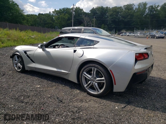 2017 Chevrolet Corvette 3LT with VIN 1G1YF2D73H5110715, listed as a Copart auction lot 79644404 with 15,672 mi miles and Salvage Title. Bid and sale history available at carsss.com. Image 2.