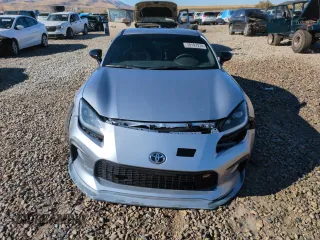 2023 Toyota GR86 with VIN JF1ZNBB19P9765455, listed as a Copart auction lot 78197274 with 3,421 mi miles and Salvage Title. Bid and sale history available at carsss.com. Image 5.