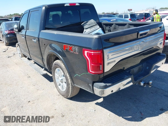 2015 Ford F-150 XLT with VIN 1FTEW1EG8FFA33527, listed as a IAAI auction lot 41650775 with 192,324 mi miles. Bid and sale history available at carsss.com. Image 3.