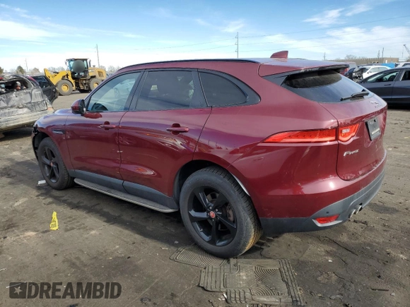 2017 Jaguar F-Pace 20d Premium with VIN SADCJ2BN8HA099515, listed as a Copart auction lot 43664725 with 111,386 mi miles and Salvage Title. Bid and sale history available at DreamBid. Image 2.