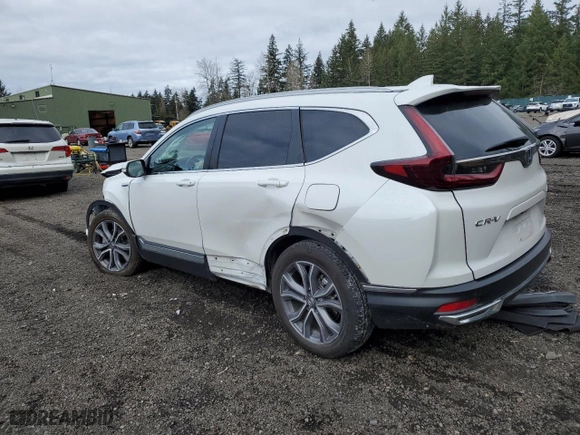 2022 Honda CR-V Hybrid Touring with VIN 5J6RT6H90NL004747, listed as a Copart auction lot 49551105 with 41,279 mi miles and Salvage Title. Bid and sale history available at carsss.com. Image 2.