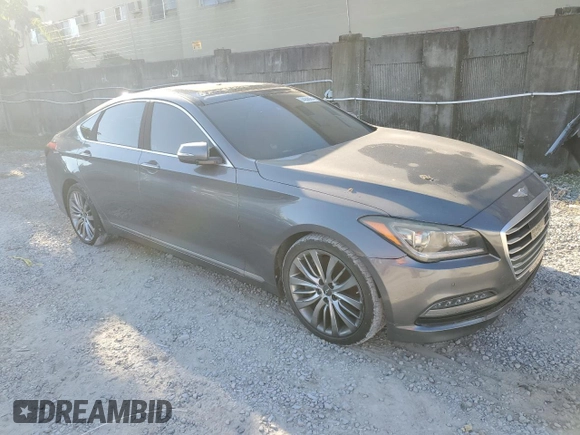 2015 Hyundai Genesis 5.0L with VIN KMHGN4JF5FU024690, listed as a Copart auction lot 74206054 with 96,068 mi miles and Clean Title. Bid and sale history available at carsss.com. Image 4.