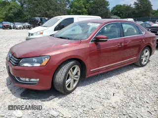2015 Volkswagen Passat SEL Premium with VIN 1VWCV7A33FC042442, listed as a Copart auction lot 62186925 with 145,601 mi miles and Clean title. Bid and sale history available at DreamBid. Image 1.