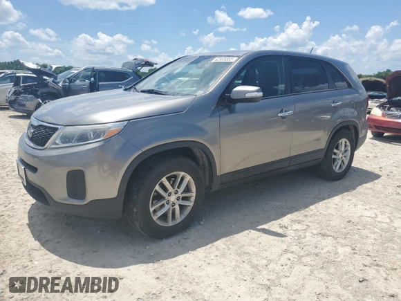 2015 Kia Sorento LX with VIN 5XYKTCA6XFG563967, listed as a Copart auction lot 62505855 with 194,440 mi miles and Clean title. Bid and sale history available at DreamBid. Image 1.