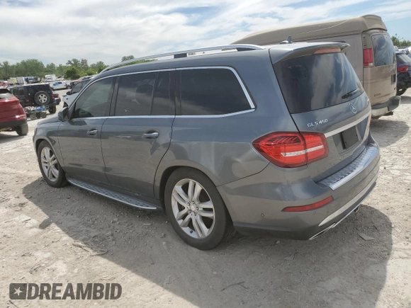 2017 Mercedes-Benz GLS 450 with VIN 4JGDF6EE7HA878856, listed as a Copart auction lot 57092975 with 126,965 mi miles and Clean title. Bid and sale history available at DreamBid. Image 2.