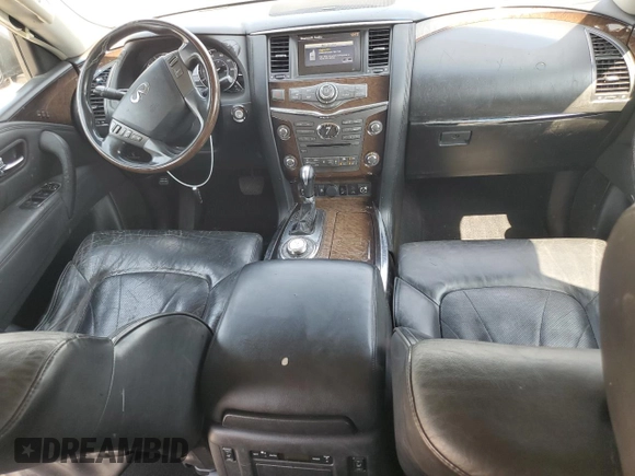 2011 Infiniti QX56 8-passenger with VIN JN8AZ2NC1B9300755, listed as a Copart auction lot 69016034 with 222,006 mi miles and Clean Title. Bid and sale history available at carsss.com. Image 8.