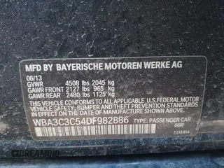 2013 BMW 3 Series 320i xDrive z VIN WBA3C3C54DF982886, wystawiony jako IAAI lot #41907850 z przebiegiem 104 020 mil mil oraz . Historia ofert i sprzedaży dostępna na DreamBid. Obrazek 9.