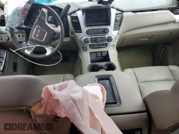 2015 GMC Yukon XL SLT with VIN 1GKS2HKC8FR259966, listed as a Copart auction lot 50410195 with 158,367 mi miles and Salvage Title. Bid and sale history available at carsss.com. Image 8.