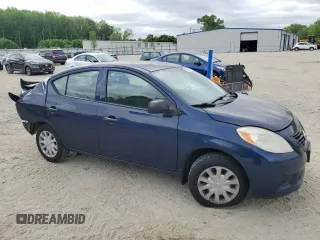 2014 Nissan Versa SV with VIN 3N1CN7AP0EL854809, listed as a Copart auction lot 53725955 with 112,533 mi miles and Salvage Title. Bid and sale history available at DreamBid. Image 4.