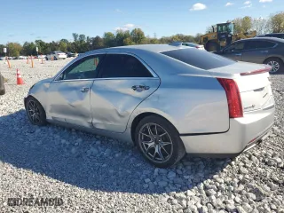 2015 Cadillac ATS Sedan Standard RWD with VIN 1G6AA5RA8F0137967, listed as a Copart auction lot 75619534 with 0 mi miles and Salvage Title. Bid and sale history available at carsss.com. Image 2.