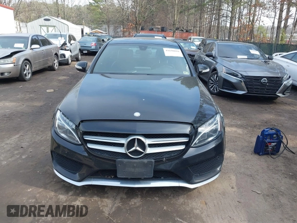 2015 Mercedes-Benz C-Class C 400 with VIN 55SWF6GB6FU010138, listed as a IAAI auction lot 41698016 with 150,824 mi miles. Bid and sale history available at carsss.com. Image 12.