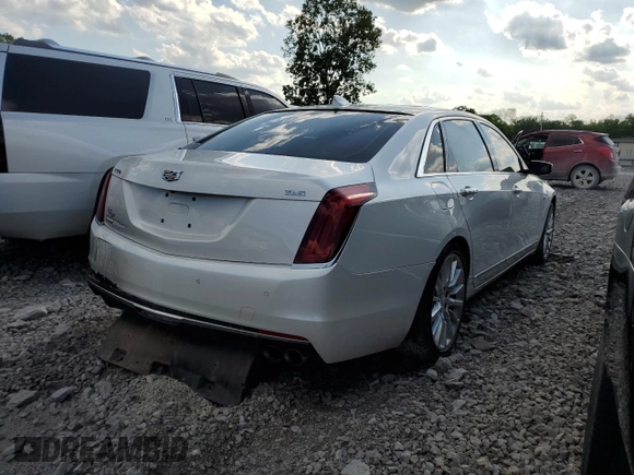 2017 Cadillac CT6 AWD with VIN 1G6KB5RS3HU205601, listed as a Copart auction lot 53365845 with 21,853 mi miles and Salvage title. Bid and sale history available at DreamBid. Image 3.