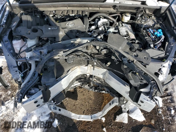 2022 Lexus NX 350 with VIN JTJAGCEZ8N2002807, listed as a Copart auction lot 43778315 with 11,735 mi miles and Salvage title. Bid and sale history available at DreamBid. Image 12.