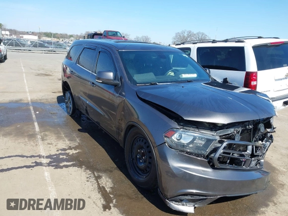 2015 Dodge Durango R/T with VIN 1C4SDHCT3FC771271, listed as a IAAI auction lot 41749928 with 145,555 mi miles and . Bid and sale history available at carsss.com. Image 1.