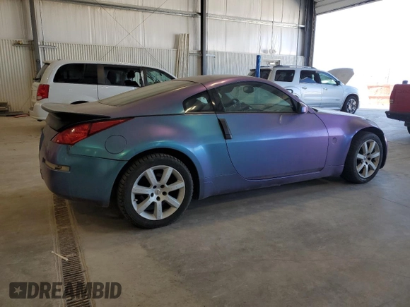 2005 Nissan 350Z Enthusiast with VIN JN1AZ34D45M609202, listed as a Copart auction lot 52929955 with 158,626 mi miles and Salvage Title. Bid and sale history available at carsss.com. Image 3.