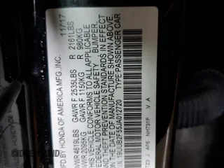 2018 Acura TLX Technology with VIN 19UUB2F55JA012720, listed as a Copart auction lot 57236795 with 114,764 mi miles and Non repairable. Bid and sale history available at DreamBid. Image 12.