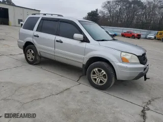 2004 Honda Pilot EX with VIN 2HKYF18584H540096, listed as a Copart auction lot 46114295 with 278,775 mi miles and Salvage Title. Bid and sale history available at carsss.com. Image 4.