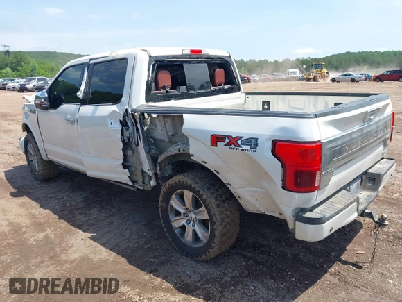 2018 Ford F-150 XL with VIN 1FTEW1EG9JFD28161, listed as a IAAI auction lot 42254754 with 122,769 mi miles and . Bid and sale history available at DreamBid. Image 3.