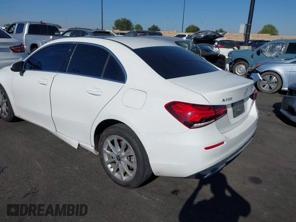 2021 Mercedes-Benz A 220 with VIN W1K3G4EB6MJ313814, listed as a IAAI auction lot 40963795 with 75,667 mi miles and . Bid and sale history available at DreamBid. Image 3.