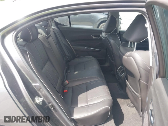 2020 Acura TLX Advance with VIN 19UUB3F8XLA002011, listed as a IAAI auction lot 42687511 with 85,540 mi miles and . Bid and sale history available at DreamBid. Image 8.