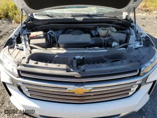 2022 Chevrolet Tahoe High Country with VIN 1GNSKTKL1NR313709, listed as a Copart auction lot 75839884 with 55,755 mi miles and Salvage Title. Bid and sale history available at carsss.com. Image 14.