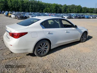 2017 Infiniti Q50 Sport with VIN JN1EV7AP7HM743063, listed as a Copart auction lot 61135995 with 47,149 mi miles and Salvage title. Bid and sale history available at DreamBid. Image 3.