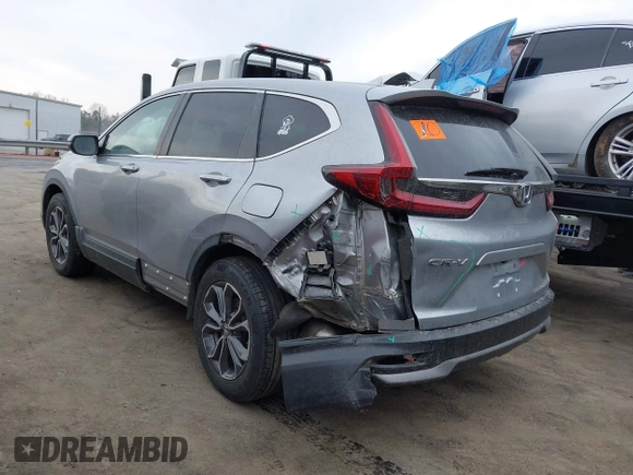 2020 Honda CR-V EX with VIN 5J6RW1H56LL013070, listed as a IAAI auction lot 41688721 with 56,432 mi miles. Bid and sale history available at carsss.com. Image 3.