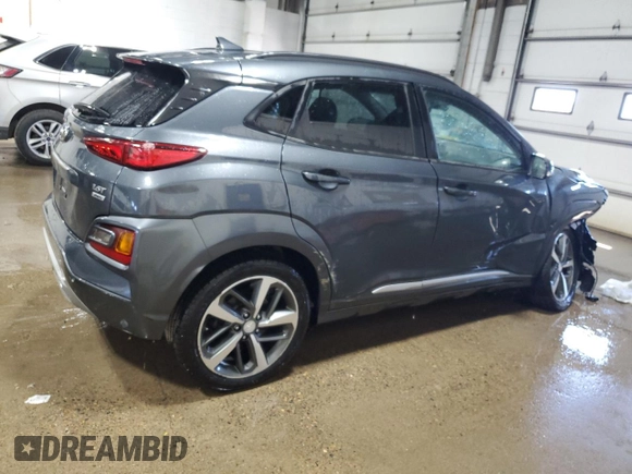 2020 Hyundai Kona Limited z VIN KM8K3CA52LU459888, wystawiony jako Copart lot #55768405 z przebiegiem 36 056 mil mil oraz Szkoda całkowita • Salvage title. Historia ofert i sprzedaży dostępna na DreamBid. Obrazek 3.