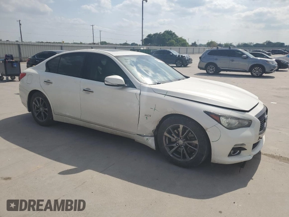 2017 Infiniti Q50 Sport z VIN JN1EV7AP0HM740361, wystawiony jako Copart lot #53375985 z przebiegiem 72 377 mil mil oraz Szkoda całkowita • Salvage title. Historia ofert i sprzedaży dostępna na DreamBid. Obrazek 4.