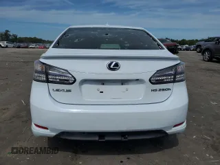 2010 Lexus HS with VIN JTHBB1BAXA2037222, listed as a Copart auction lot 70085204 with 222,923 mi miles and Salvage Title. Bid and sale history available at carsss.com. Image 6.