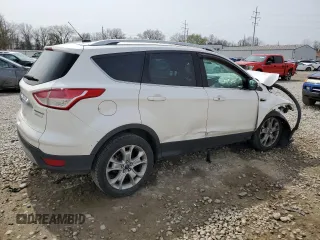 2014 Ford Escape Titanium with VIN 1FMCU0JX3EUB26510, listed as a Copart auction lot 51333175 with 250,394 mi miles and Salvage Title. Bid and sale history available at carsss.com. Image 3.