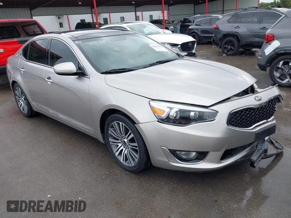 2014 Kia Cadenza Limited with VIN KNALN4D71E5137744, listed as a IAAI auction lot 42063014 with 61,310 mi miles. Bid and sale history available at carsss.com. Image 1.