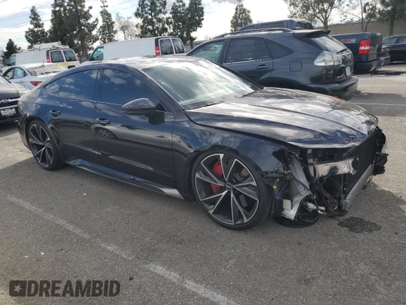2021 Audi RS 7 z VIN WUAPCBF25MN907879, wystawiony jako Copart lot #46986284 z przebiegiem 23 001 mil mil oraz . Historia ofert i sprzedaży dostępna na DreamBid. Obrazek 4.