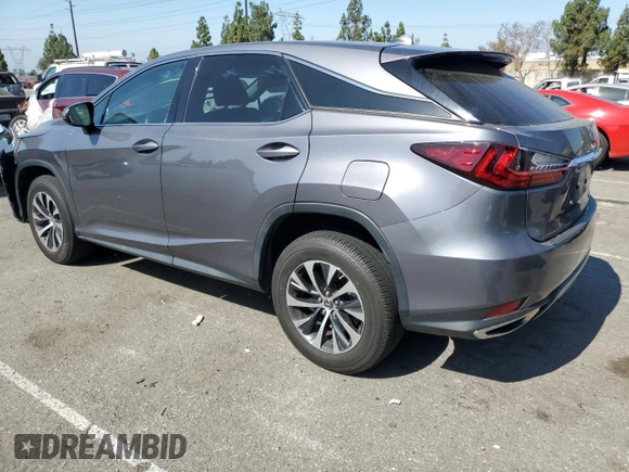 2022 Lexus RX 350 with VIN 2T2AZMDA5NC320167, listed as a Copart auction lot 66350895 with 34,340 mi miles and Salvage title. Bid and sale history available at DreamBid. Image 2.