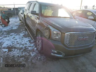 2016 GMC Yukon XL Denali with VIN 1GKS2HKJ8GR432174, listed as a IAAI auction lot 41411844 with 187,258 mi miles and . Bid and sale history available at carsss.com. Image 1.