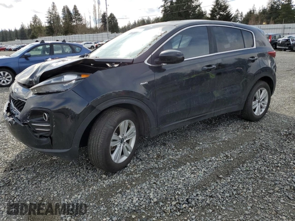 2017 Kia Sportage LX with VIN KNDPMCAC3H7180963, listed as a Copart auction lot 49012245 with 107,506 mi miles and Clean Title. Bid and sale history available at DreamBid. Image 1.